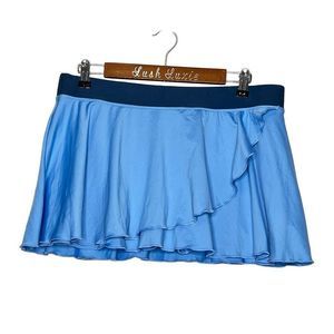 Nike Knit Ruffle Light Blue Tennis, Pickleball, Skort, Athletic Size XL